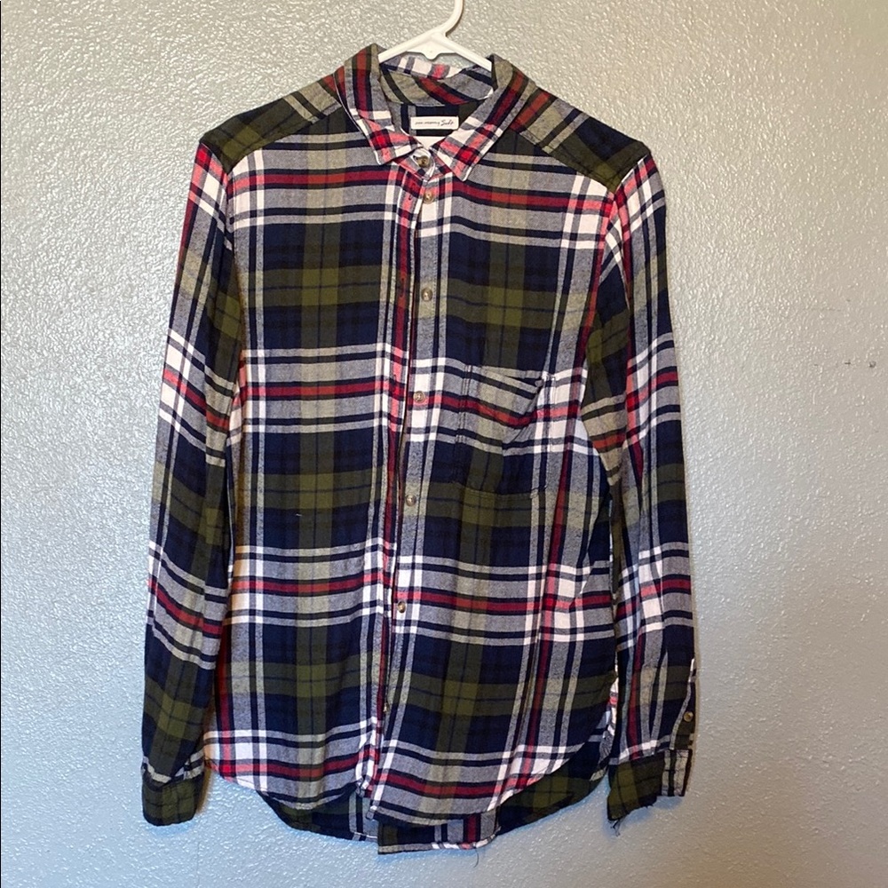 Women’s Plaid Shirt - Multicolor